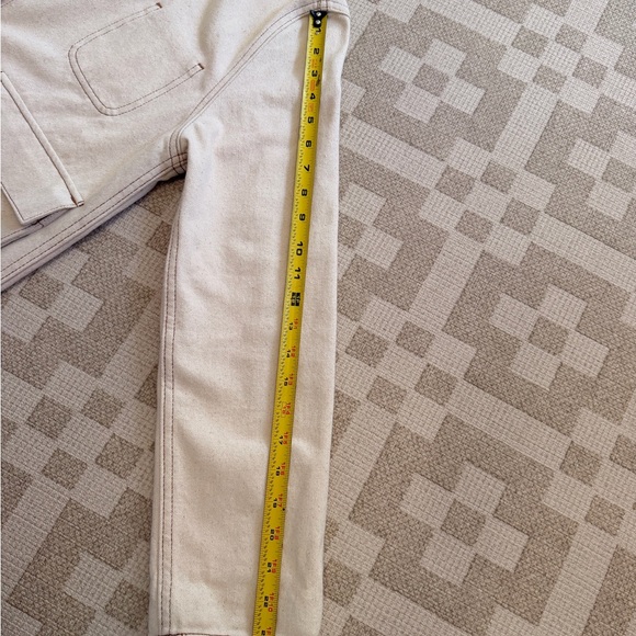 Tintoreria Maria Romero  MACARENA UTILITY JACKET Cream Size Medium Women’s - Picture 10 of 11